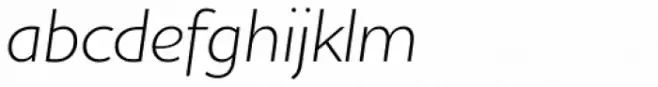Houschka Pro Light Italic