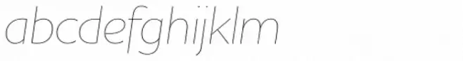 Houschka Rounded Thin Italic