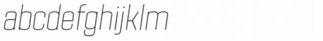 House Soft Narrow Thin Italic