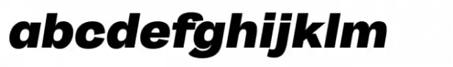 HT Arcadia Grotesk Expanded Expanded Heavy Italic