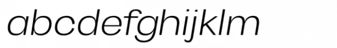 HT Arcadia Grotesk Expanded Expanded Light Italic