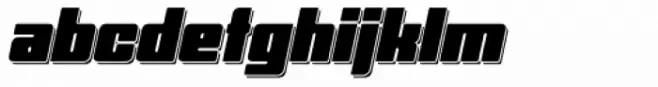 Hubba Shadow Bold Oblique
