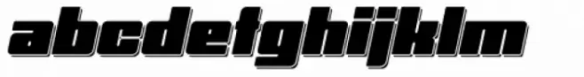 Hubba Shadow Extra Bold Oblique
