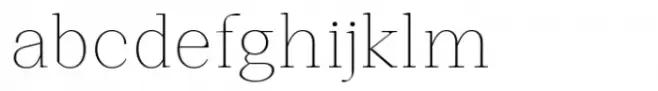 Hucks Serif Thin