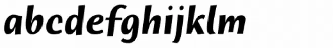 Humana Sans Pro Bold Italic