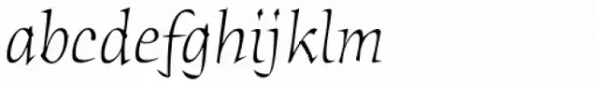 Humana Std Light Italic