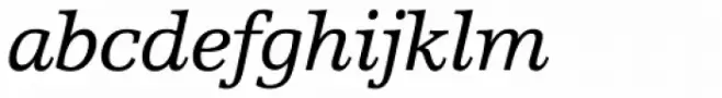 Humanist Slabserif 712 Italic