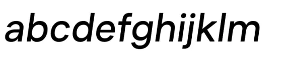 Humber Semi Bold Italic