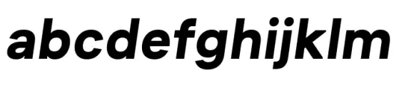 Humber Ultra Bold Italic