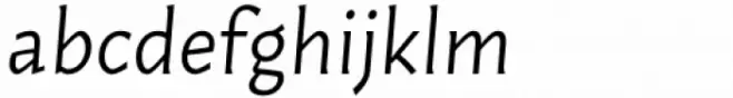 Humus Light Italic