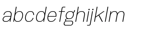 Hutton Ultra Light Italic