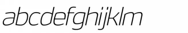 Hybrea Extra Light Italic