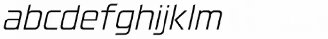 Hyperspace Race Light Italic