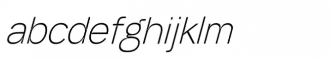 ID Grotesk Thin Italic