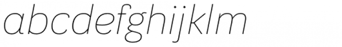 Ida Thin Italic