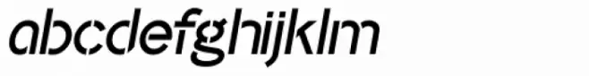 Identikal Sans Stencil Italic