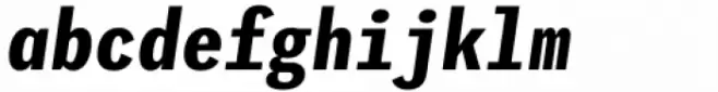 Iki Mono Condensed Bold Slanted