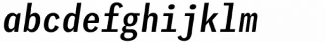 Iki Mono Condensed Regular Slanted