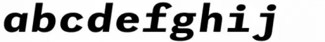 Iki Mono Expanded Bold Slanted