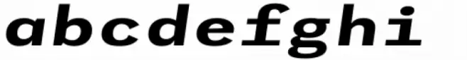 Iki Mono Extra-Expanded Bold Slanted