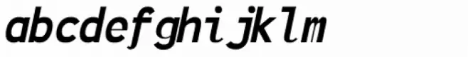 Illuminati Mono Italic
