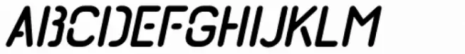 Import Stencil Oblique
