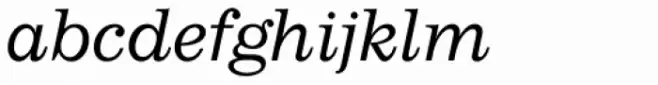 Impressum Light Italic