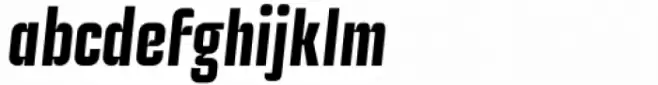 Industria Sans Cnd Semi Italic