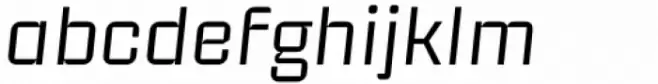 Industria Sans Wide Light Italic