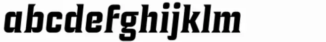 Industria Serif Bold Italic