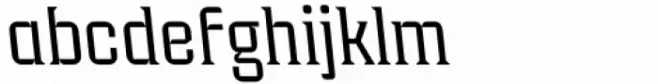 Industria Serif Light Back