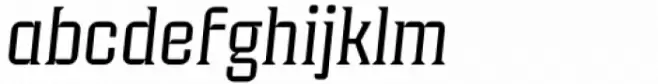 Industria Serif Light Italic