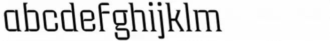 Industria Serif Thin Back