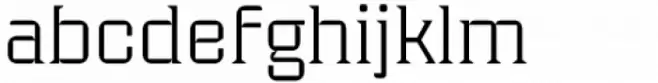 Industria Serif Wide Thin