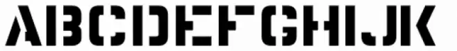 Industrial Stencil JNL Regular