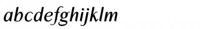 Inegale Demi Italic