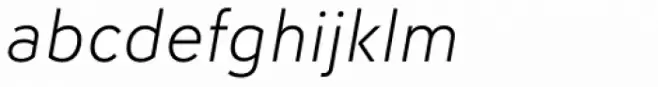Infoma Light Italic