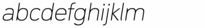 Innova Thin Italic
