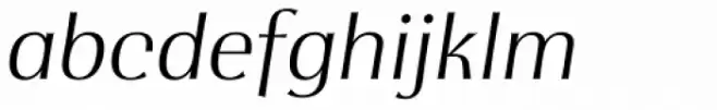 Integra Light Italic