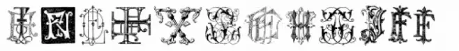 Intellecta Monograms FA-FZ New Series