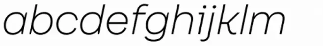 Internacional Alt Thin Italic