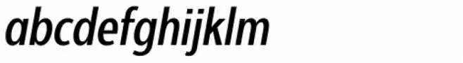 Interval Next Condensed Medium Italic