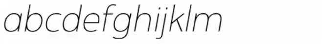 Interval Next Ultra Light Italic