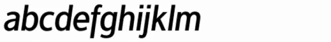 Interval Sans Pro Cond Med Italic