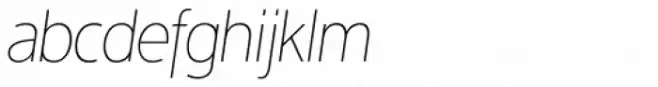 Interval Sans Pro Cond UltraLight Italic