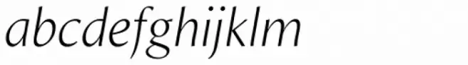Intrinseca Light Italic