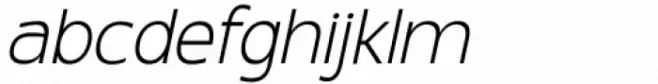 Invisible Thin Italic