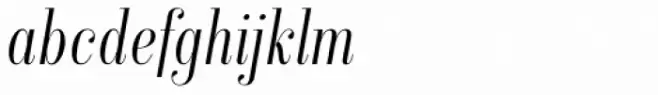 Isabel Condensed Thin Italic