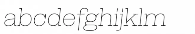 Isento Slab Thin Italic