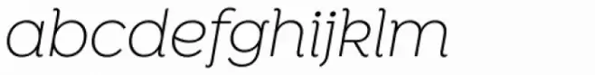 Isidora Alt Light Italic